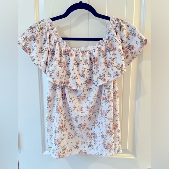 Wallflower Top On or Off Shoulder Eyelet Size L - Picture 2 of 7